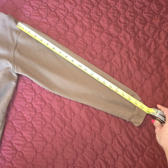 Vintage TOP STITCH  by Morning Sun Women's Sweatshirt Size Medium‎ Tan/Brown - Picture 4 of 9